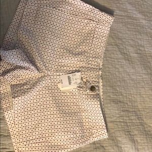 J. Crew polka dot shorts
